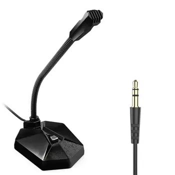 

Gaming Microphone USB 3.5mm Recording Chatting Mic for Desktop PC Computer