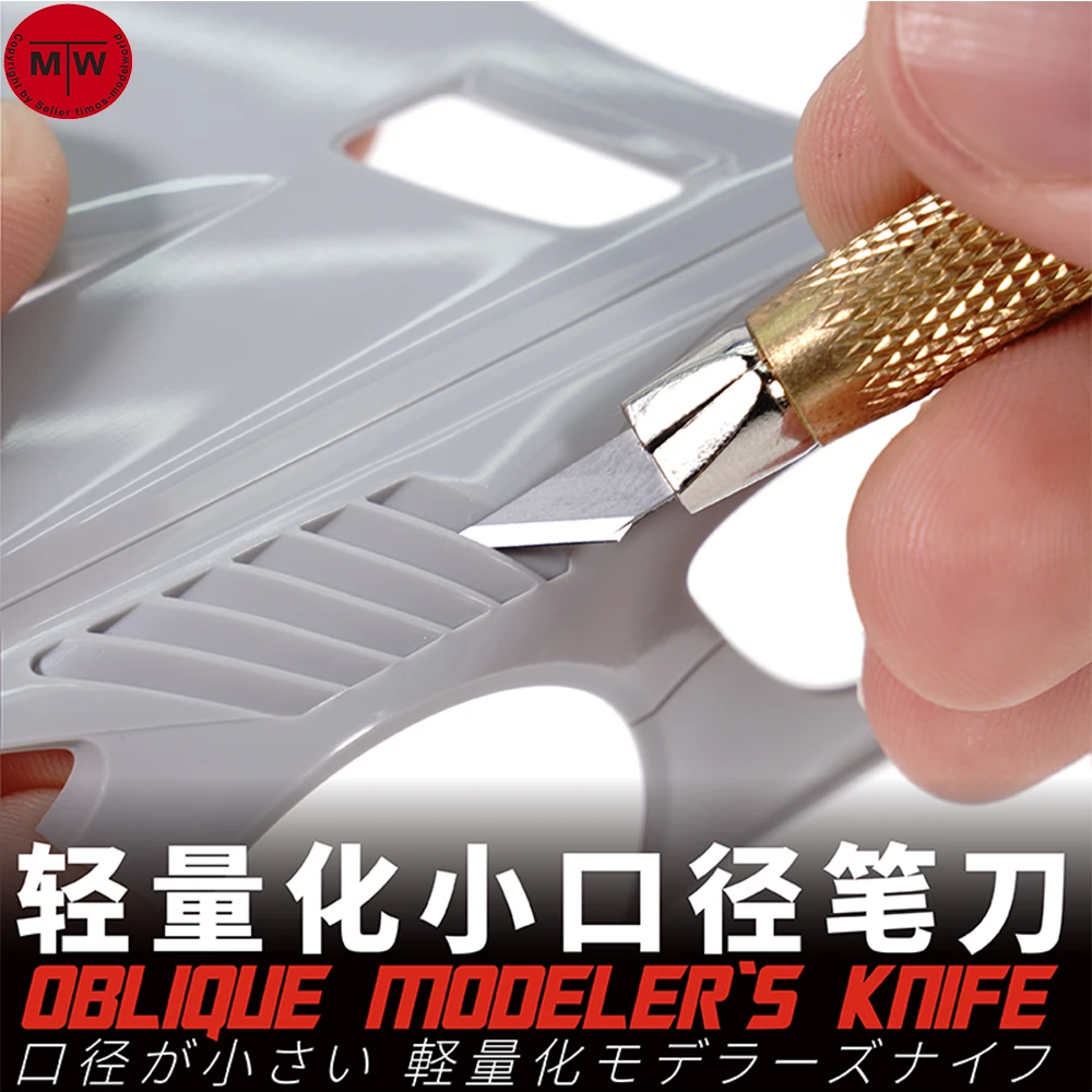 Galaxy Tools Oblique Modeler's Hobby Knife/Blade for Gundam Military Model