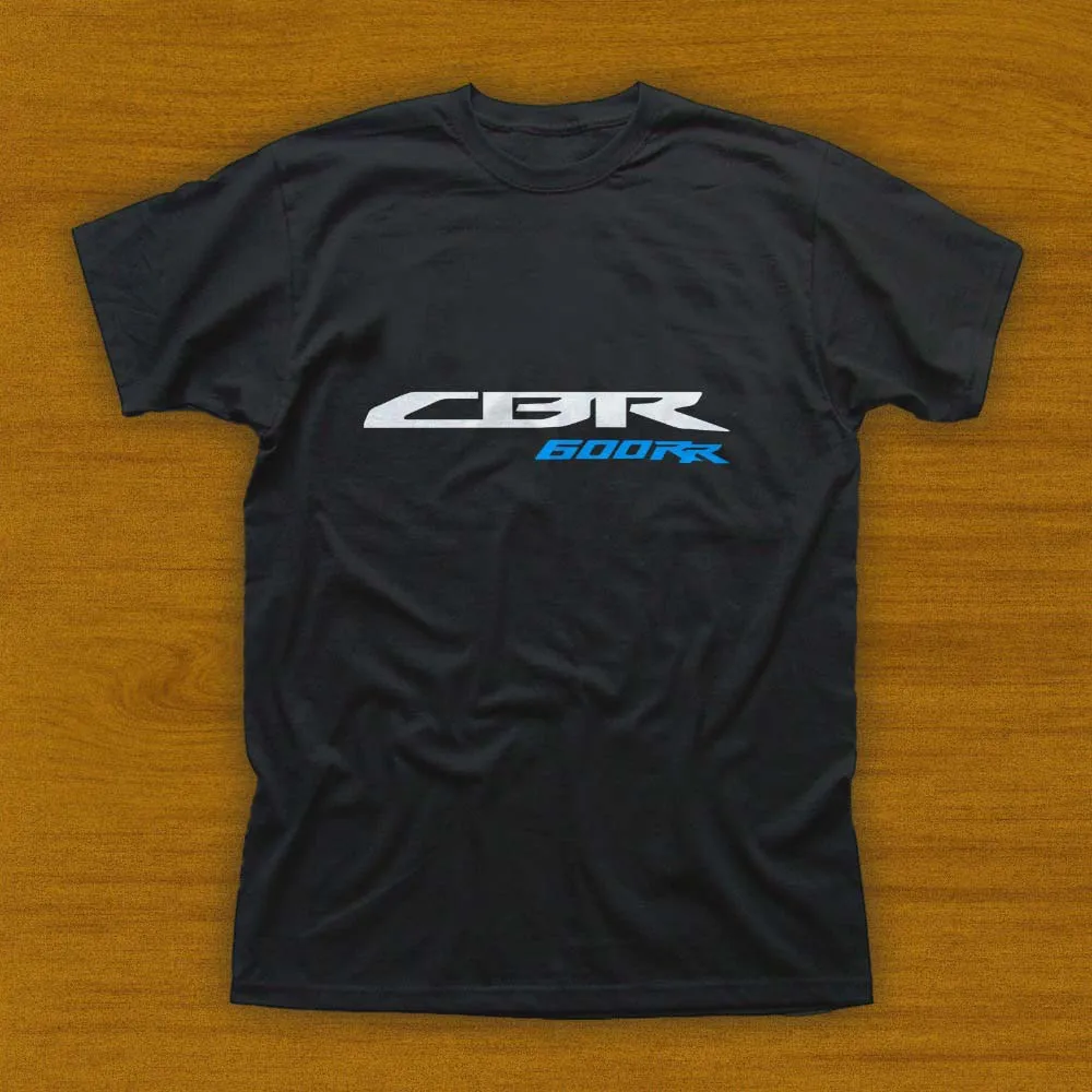 Мужские футболки s, модная новинка, CBR600RR, футболка с логотипом CBR 600 RR, Мужская черная футболка, Размеры M, L, XL, футболки