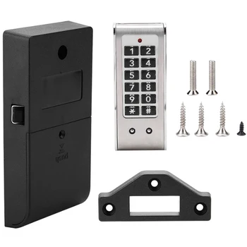 

AMS-Stainless Steel Electronic Code Lock Drawer Combination Lock Bathroom Smart Lock