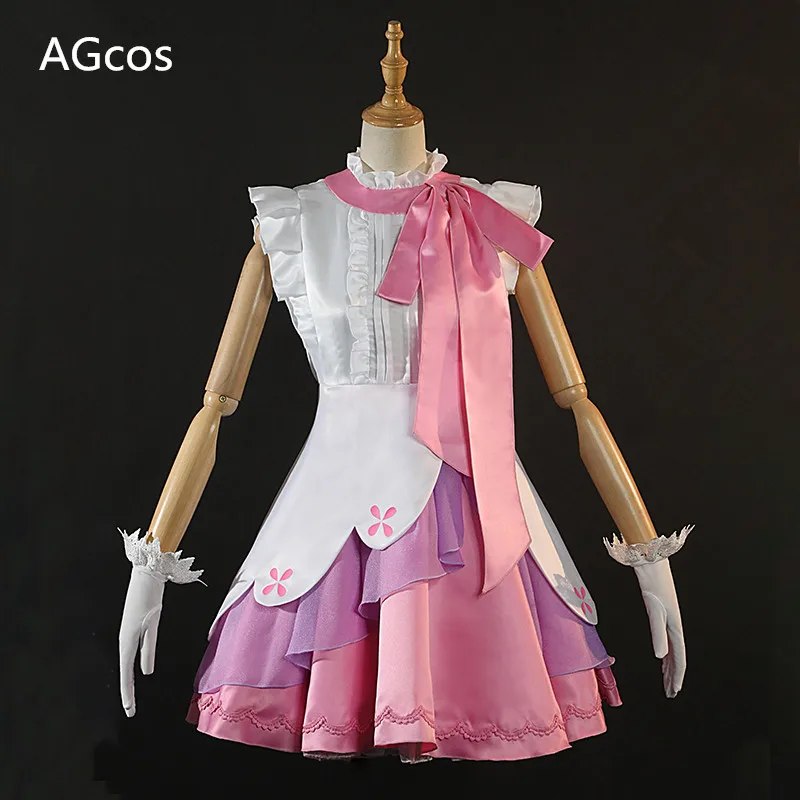 

AGCOS Anime VOCALOID Rapunzel Miku Cosplay Costume Long Hair Princess Miku Cosplay Dress