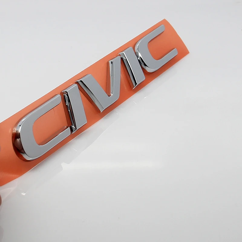 Оригинальная OEM задняя хромированная эмблема бейдж наклейка для HONDA CIVIC 2006-2011 FA FD FN 2012- FB FG- FK FC наклейка