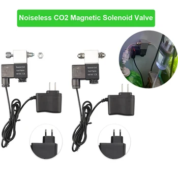 

Aquarium Co2 Solenoid Valve Regulator 1.6W Low Temperature Co2 Aquarium Fish Tank Electric Magnetic Valve Solenoid Dc 110V-220V
