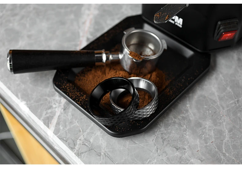 51mm Magnetismus intelligente Dosier ring Brüh schüssel Kaffeepulver für Espresso Barista Trichter Porta filte Kaffee Werkzeug Zubehör – Detail 13