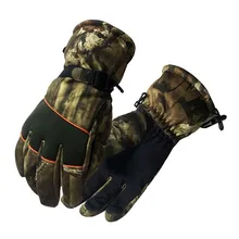 Горячая Распродажа зимние камуфляжные водонепроницаемые ветронепроницаемые теплые велосипедные мотоциклетные электрические лыжные перчатки, рукавицы для мужчин и женщин