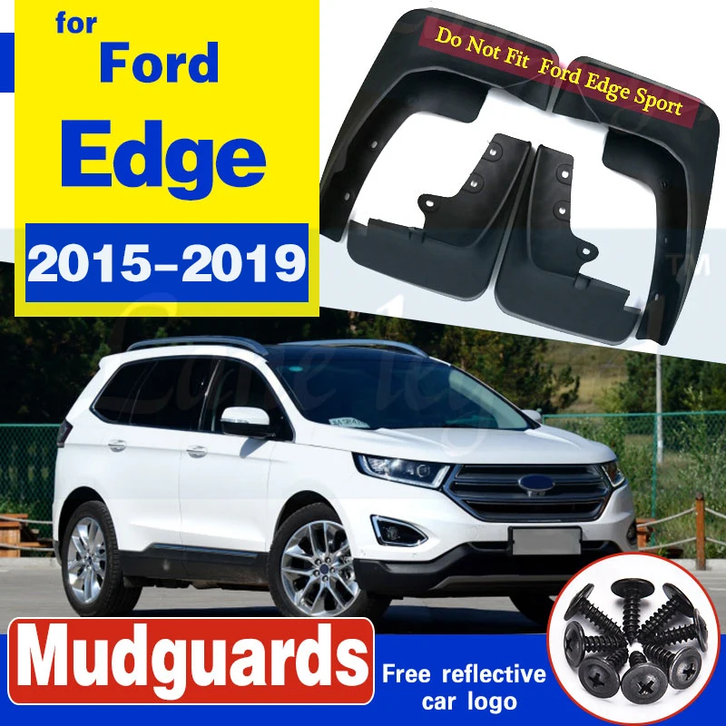Garde-Boue Avant Et Arrière Pour Ford Edge, 4 Pièces, Pour Modèles 2015, 2016, 2017, 2018, 2019