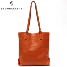

SC Luxury Design 100% Cowhide Tote Bags Women Vintage Casual Shoulder Handbags Laptop Ladies Retro Genuine Leather Shopper Purse