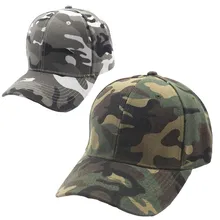 Унисекс камуфляжная Повседневная бейсбольная кепка бейсболка из хлопка хип-хоп Регулируемые уличные головные уборы высокого качества наружная бейсболка