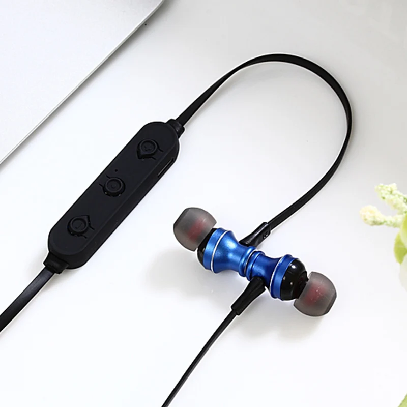 

Magnetic Bluetooth Earphone Wireless Earbuds Sport Headset For iPhone Xiaomi Hands free Headphones With Mic for Huawei