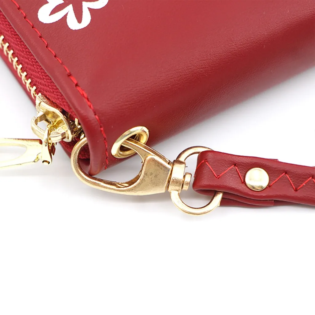 Женский клатч на молнии сумка Pochette женский кошелек карта Упаковка Porte Monnaie Femme большой модный кошелек Сумочка# C10