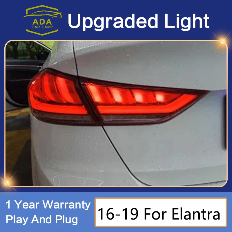 Auto Accessories For Hyundai Elantra Avante Tail Lights 2017-2018 New Elantra MD LED Tail Lamp DRL Signal Brake Reverse