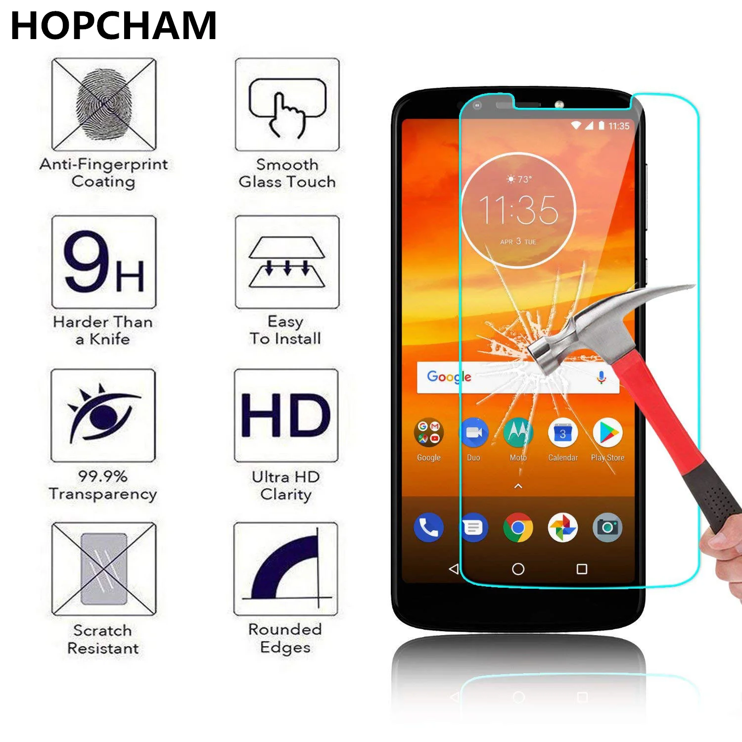 Закаленное стекло 9H для Motorola Moto E5 G6 G7 Play Power Защита экрана Z2 E4 Plus защитная пленка