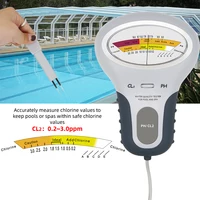 2 In 1 PH & CL2 Meter Chlorine Detector Swimming Pool Spa Chlorine Monitor Tester Aquarium Hot Spring Water Quality Tester 2