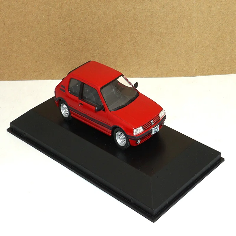 1/43 весы Peugeot-205 GTI 1986 коллекция дисплей модель миниатюрный сплав литья под давлением винтажная модель автомобиля игрушка автомобиль подарок на день рождения