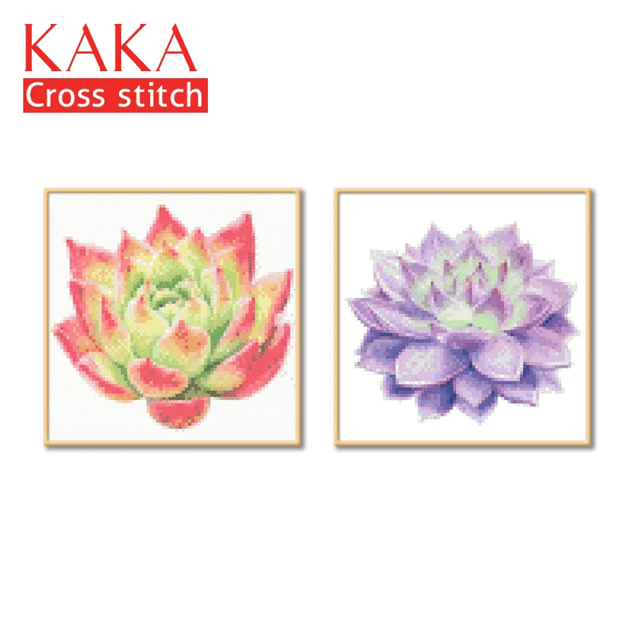 

Cross stitch kits,Embroidery needlework sets with printed pattern,11CT canvas for Home Decor Painting,Flowers Full NCKF205