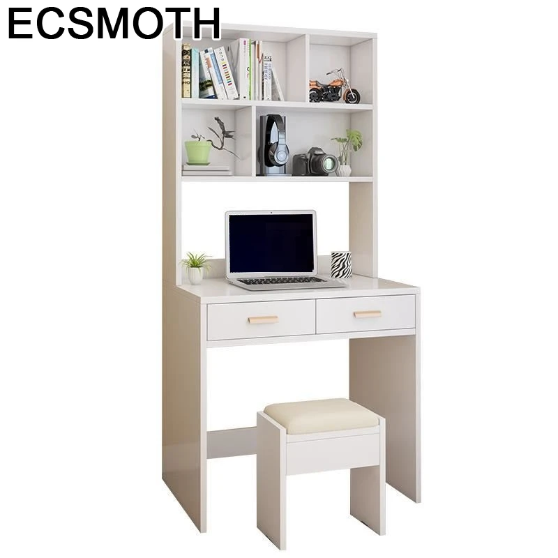 

Bed Support Ordinateur Portable Furniture Office Mesa Para Notebook Bedside Stand Laptop Desk Tablo Table With Bookshelf