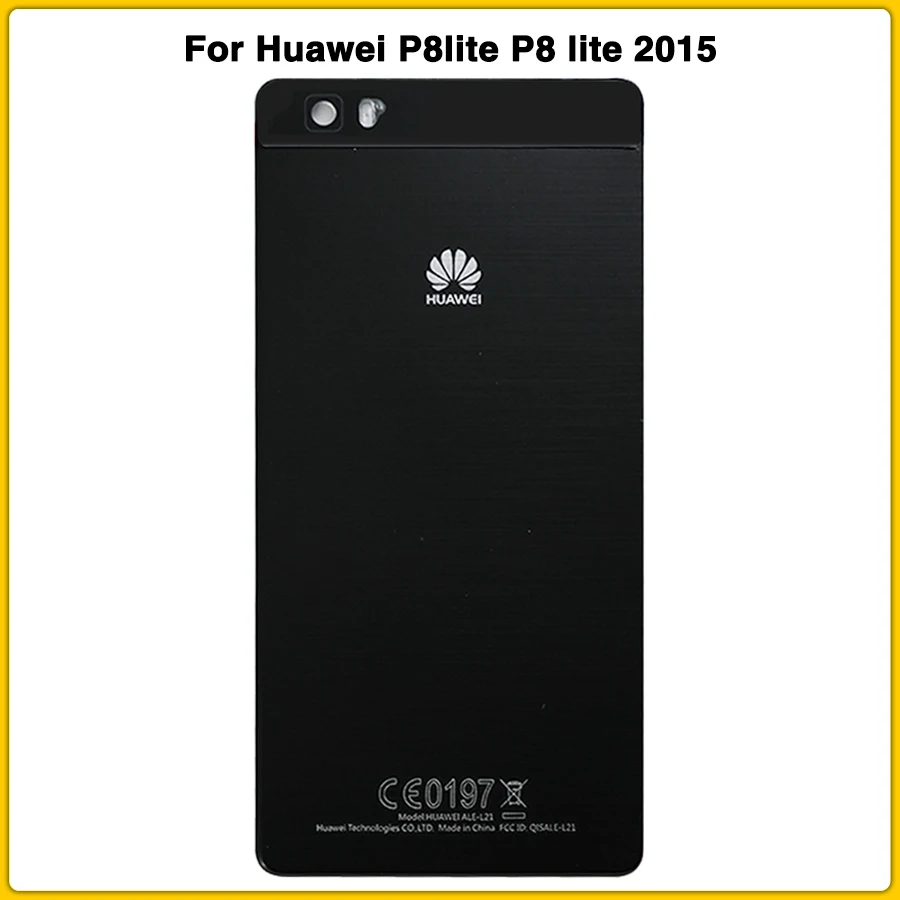 P8lite задний корпус чехол для huawei P8 lite батарея задняя крышка Дверь задняя крышка Замена