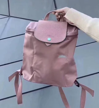 

luxury Women Men Backpack champed Nylon Adjustable Straps LC 70 anniversary Ladies Shoulder bag school bag Trend Female Bolsa