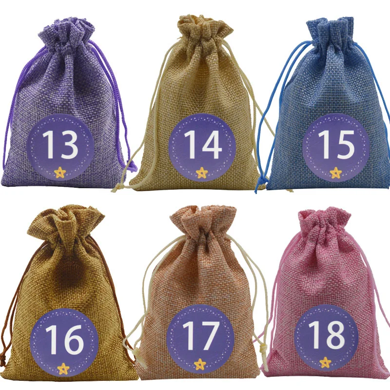 24 шт. Разноцветные Подвески мешочки для конфет|Подарочные сумки и упаковка| |