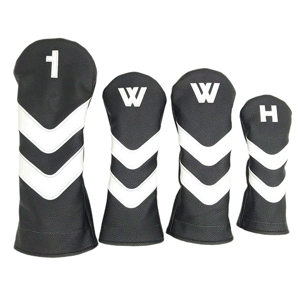 Wood Protector Sleeves Wood Golf Head Cover Club Heads 4pcs Golf