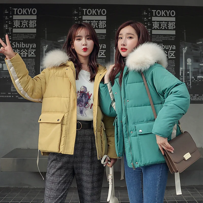 

Cotton-padded Clothes Women's Short Best Friend-2019 Korean-style New Style Winter down Jacket Cotton-padded Clothes Slim Fit La