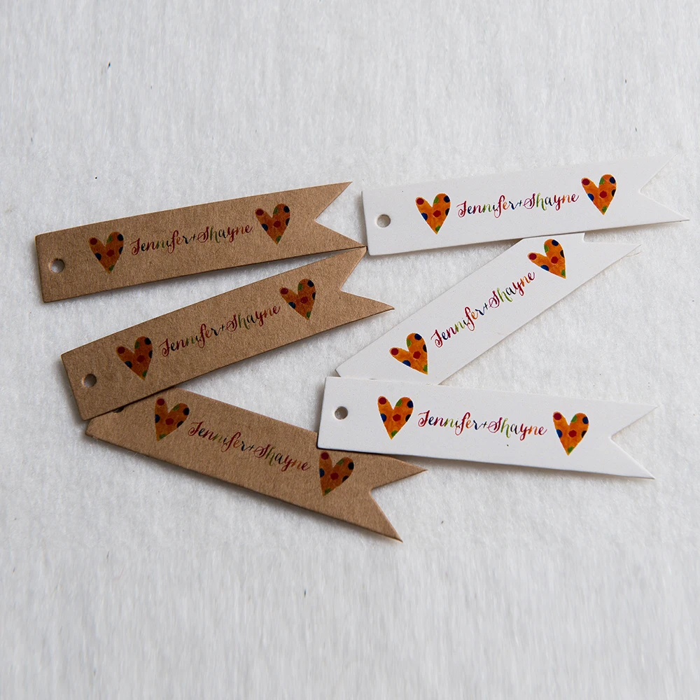 

100pcs/hand kraft paper thank you label bar wishing bottle card hanging gift tag crafts wedding decoration DIY party supplies