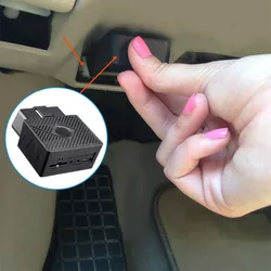 Localizador GPS de coche de seguimiento por satélite, dispositivo móvil antirrobo OBD extraíble, alarma de vibración de exceso de velocidad, cable de extensión