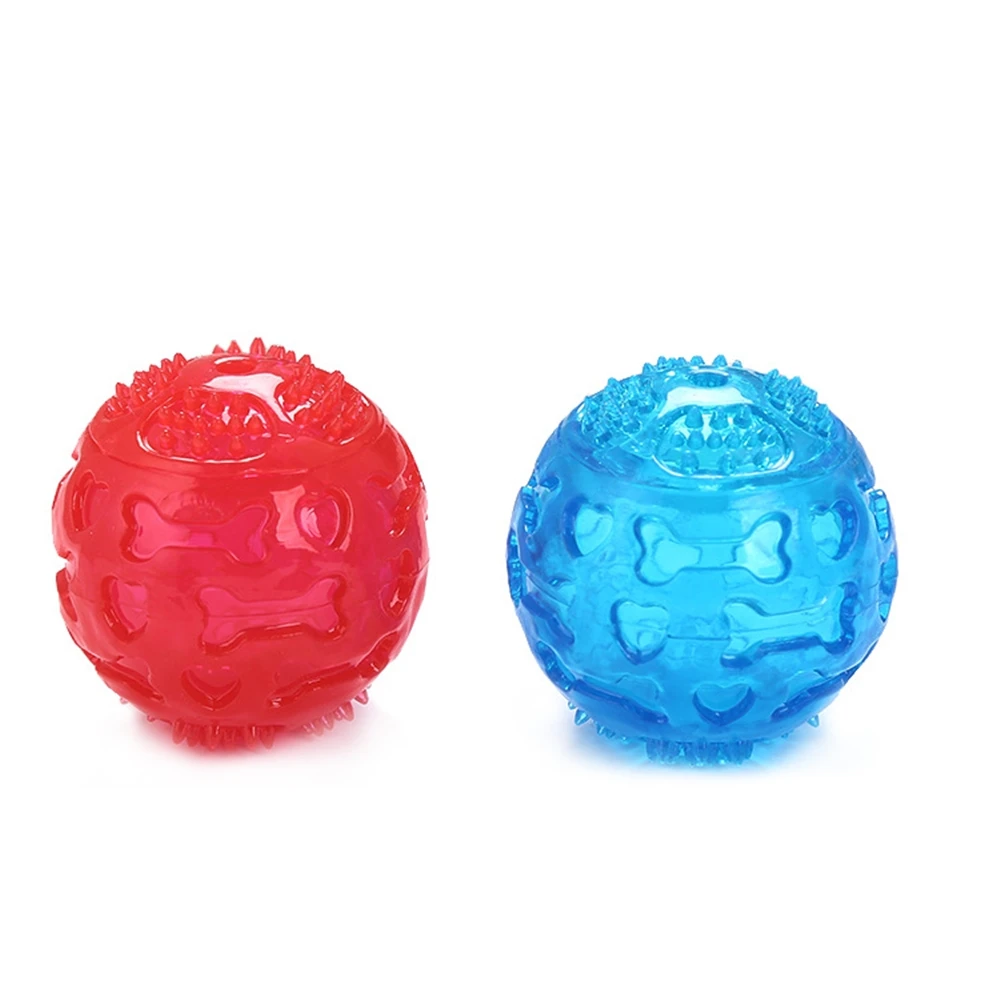 

Dog Toy Interactive Rubber Balls Pet Puppy ElasticityTeeth Ball Dog Chew Toys Tooth Cleaning Balls pet Toys supplies