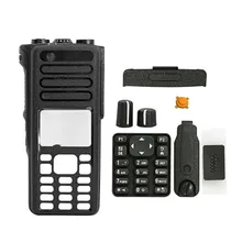 Kit de housse pour talkie walkie noir, boîtier avant pour Motorola DGP8550E XPR7550E XPR7580E Radio bidirectionnelle sans haut parleur