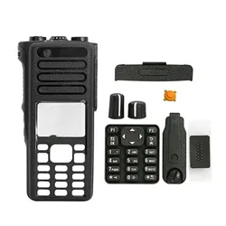 Kit de housse pour talkie walkie noir, boîtier avant pour Motorola DGP8550E XPR7550E XPR7580E Radio bidirectionnelle sans haut parleur 