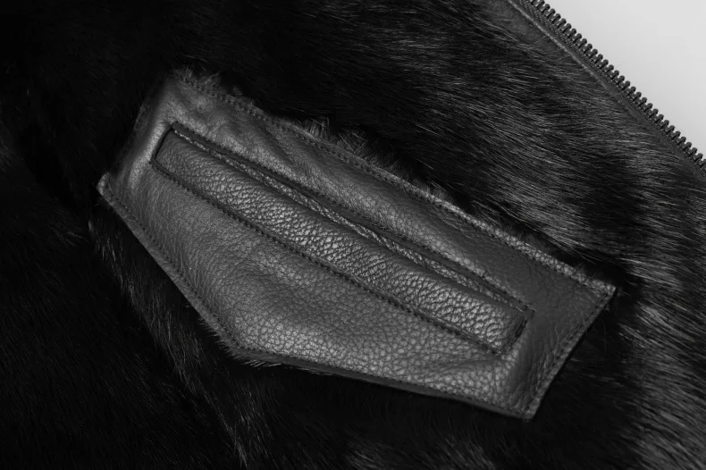 Men Winter Coat Warm Jackets Thick Outerwear Genuine Leather Sheepskin+Mink Fur Coat New Jacket T1828