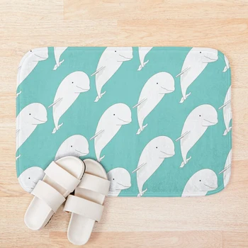 

Happy Beluga Bath Mat Protective Floor Mat PVC Entrance Door Mat Non-slip Kitchen Carpet Modern Home Customized Mats
