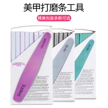 

Manicure High-End Boxed 16-48 Sticks Lime-Sand File Double-Sided Polishing Modification Multi-functional Nail Filing Strip