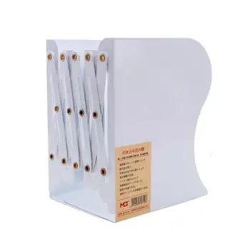 

Adjustable Retractable Metal Bookends Desktop File Holder Bookshelf Folder Office Accessories Sujetalibros Rack Q6G7