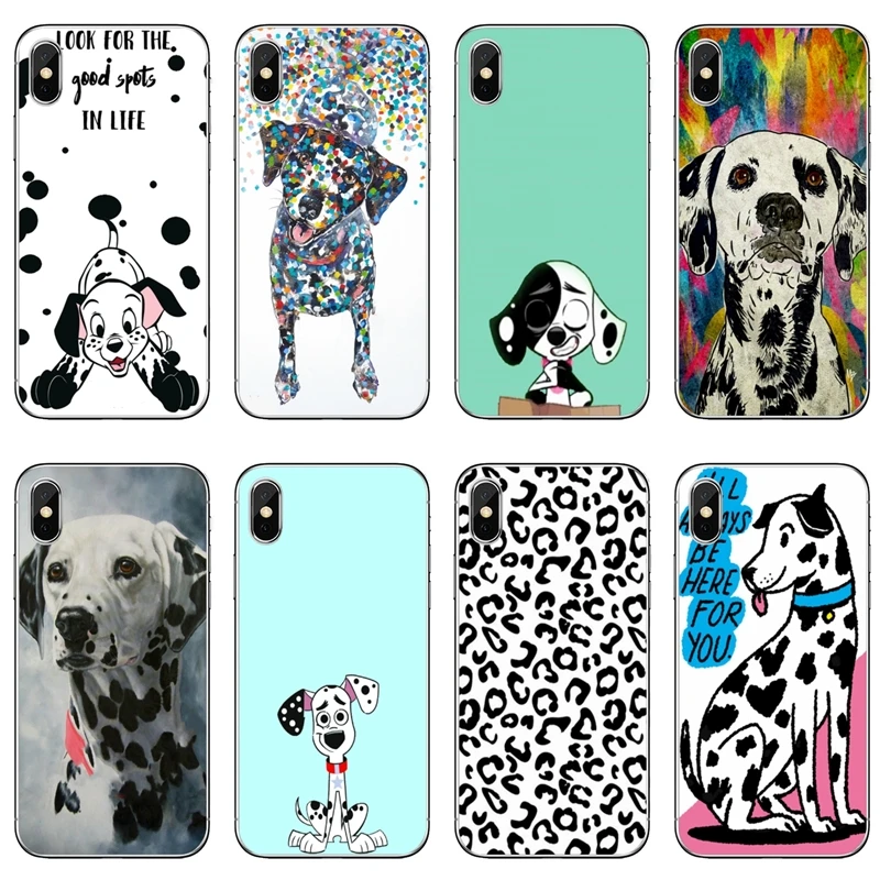 cute Dalmatian dog For Xiaomi Mi 9 8 SE Pro A1 A2 Lite 6 6X 5 5s 5x note mix 2s 3 max 2 soft tup cover case | Мобильные телефоны и