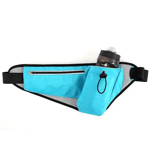 Travel Bum Bag Fanny Pack Waist Bag Zipped Outdoor Sports Pouch Casual Adjustable High Capacity Men Sport Bottle Waist Bag