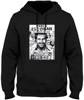 

100% Cotton Short Sleeve long Sleeve O-neck Tops Pablo Escobar Medellin Cartel Colombia El Patron Hoodies & Sweatshirts