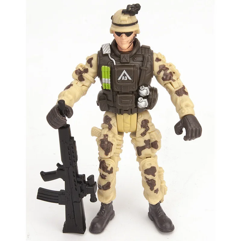 Figure Baukasten Anime Soldat Minifiguren Kinder Spielzeug Baukästen Modell 6PCS 