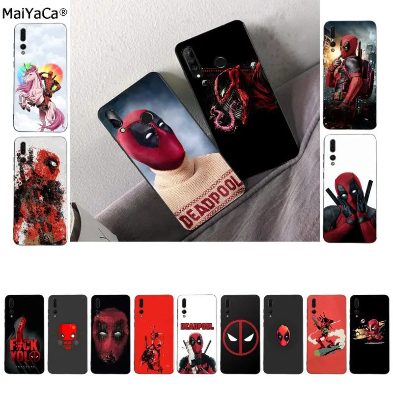 

MaiYaCa Marvel deadpool Custom Photo Soft Phone Case for Huawei P10 lite P20 pro P20lite P30 pro mate 20 pro mate20 lite