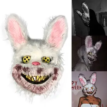 

Couples Cosplay Bloody Rabbit Full Face Halloween Party Supplies Costume Mask Fashion Unique Cool Cosplay Rabbit