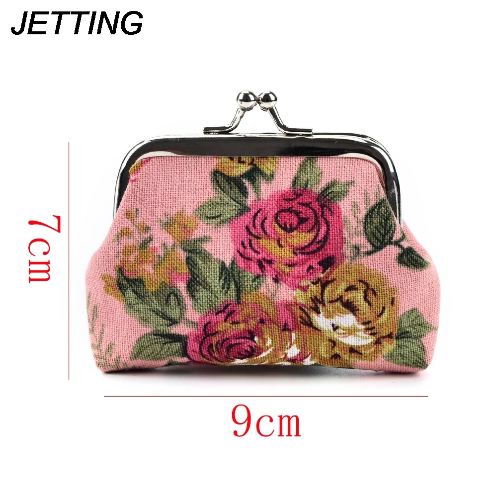 Canvas Mini Coin Purse Women Change Purse 1PCS
