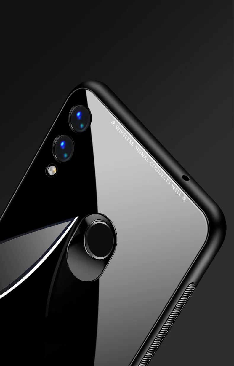 Роскошный стеклянный чехол для Honor 8S 8X 8C 8A Pro Play 7S 10i View 20, силиконовая рамка+ стеклянная крышка для huawei Y5 Y6 Y7 Y9 P30 Lite