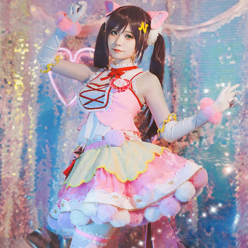 ラブライブコスプレ猫ダブルポニーテールのぞみ東上コスプレ衣装女性かわいいダンスドレスセクシーなメイドドレスハロウィン制服 Game Costumes Aliexpress