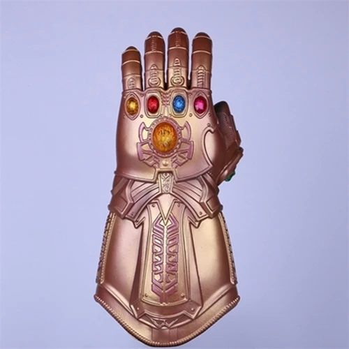 Thanos PVC Arm Glove Фильм Мстители Косплей Маска Таноса Капитан Америка щит Железный человек перчатки руки маска супергероя оружие вечерние реквизит - Цвет: Thanos PVC Arm Glove