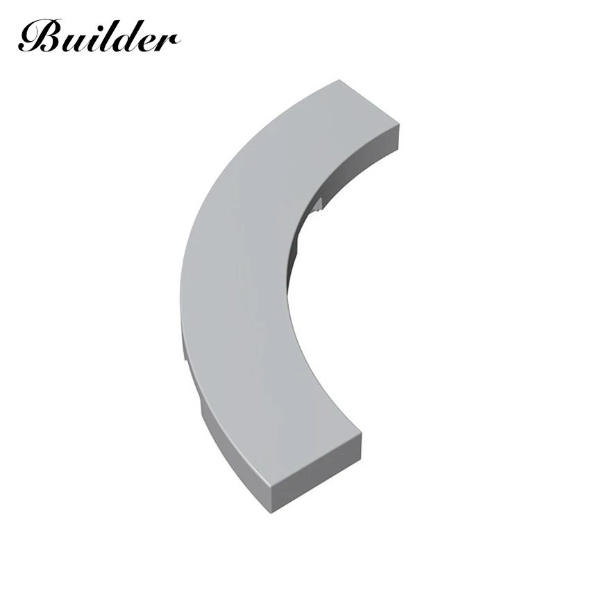 

Little Builder Building Blocks Technological DIY Plastic Plates 4x4 Curved Light Panel MOC Educational Toys for Children 27507
