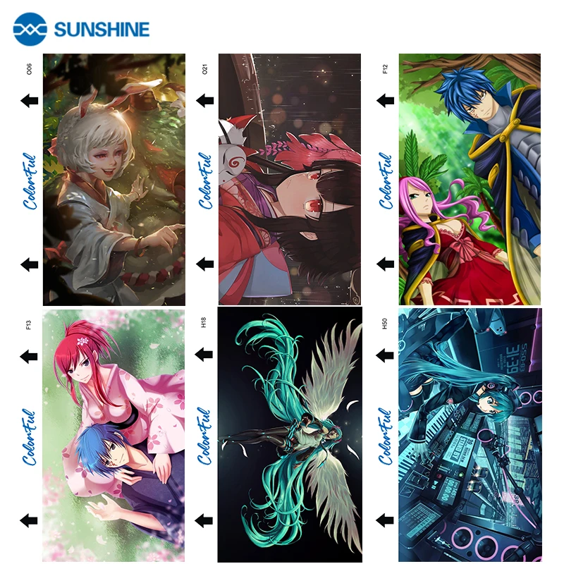 50pcs SUNSHINE Back Cover Protector Sticker Film