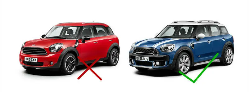 Пять пальцев, 4 шт., Литые Автомобильные Брызговики для Mini Countryman F60, брызговики, брызговики, Автомобильные Брызговики