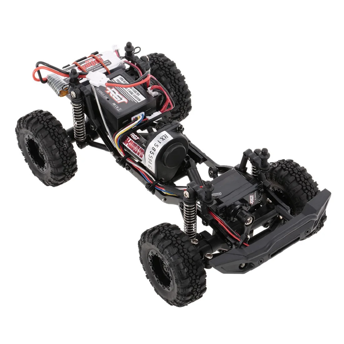 Rowsfire 1 шт RGT 1:24 2,4G 4WD 15 км/ч Моделирование RC Внедорожник RC альпинистский автомобиль RTR версия-желтый/красный