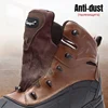 Cungel Men's Work Safety Shoes Breathable Construction Protective Footwear Steel Toe Anti-smashing Non-slip Sand-proof Shoes ► Photo 3/6