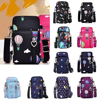 

Small Shoulder Bags High quality Female nylon phone Bags mini Women Messenger Bags Women Clutch Running Sports Pouch New 2020